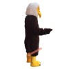 Brown Eagle Cartoon Mascot Costume, Brown Eagle Cartoon Costume