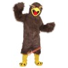 Brown Eagle Cartoon Mascot Costume, Brown Eagle Cartoon Costume