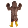 Brown Eagle Cartoon Mascot Costume, Brown Eagle Cartoon Costume