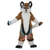 Brown Fox Dog Husky Cartoon Mascot Costume, Brown Fox Dog Husky Cartoon Costume