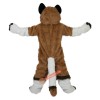 Brown Fox Dog Husky Cartoon Mascot Costume, Brown Fox Dog Husky Cartoon Costume