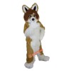 Brown Fox Dog Husky Cartoon Mascot Costume, Brown Fox Dog Husky Cartoon Costume