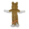 Brown Fox Dog Husky Cartoon Mascot Costume, Brown Fox Dog Husky Cartoon Costume