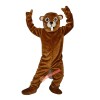 Brown Gopher Mole Mouse Cartoon Mascot Costume, Brown Gopher Mole Mouse Cartoon Costume