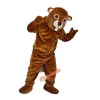 Brown Gopher Mole Mouse Cartoon Mascot Costume, Brown Gopher Mole Mouse Cartoon Costume