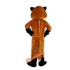 Brown Hairy Fox Mascot Costume, Brown Hairy Fox Costume