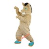 Brown Horse Cartoon Mascot Costume, Brown Horse Cartoon Costume