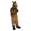 Brown Horse Cartoon Mascot Costume, Brown Horse Cartoon Costume