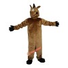 Brown Horse Cartoon Mascot Costume, Brown Horse Cartoon Costume