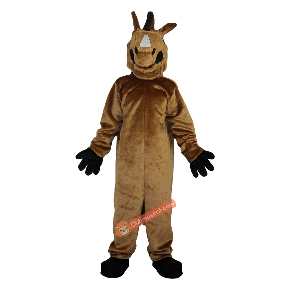 Brown Horse Cartoon Mascot Costume, Brown Horse Cartoon Costume