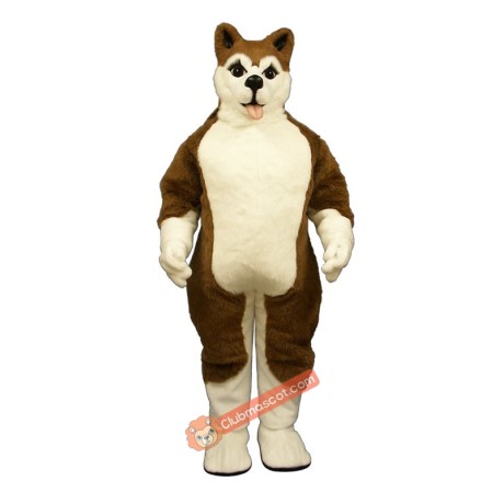 Brown Husky Mascot Costume, Brown Husky Costume