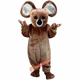 Brown Koala Lightweight Mascot Costume, Brown Koala Costume