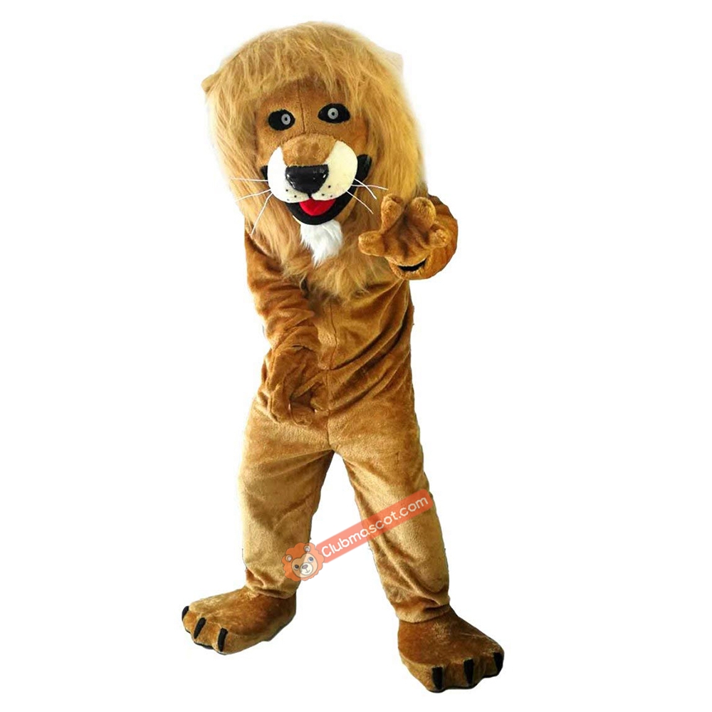 Brown Lion Mascot Costume, Brown Lion Costume