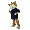 Brown Monkey Cartoon Mascot Costume, Brown Monkey Cartoon Costume