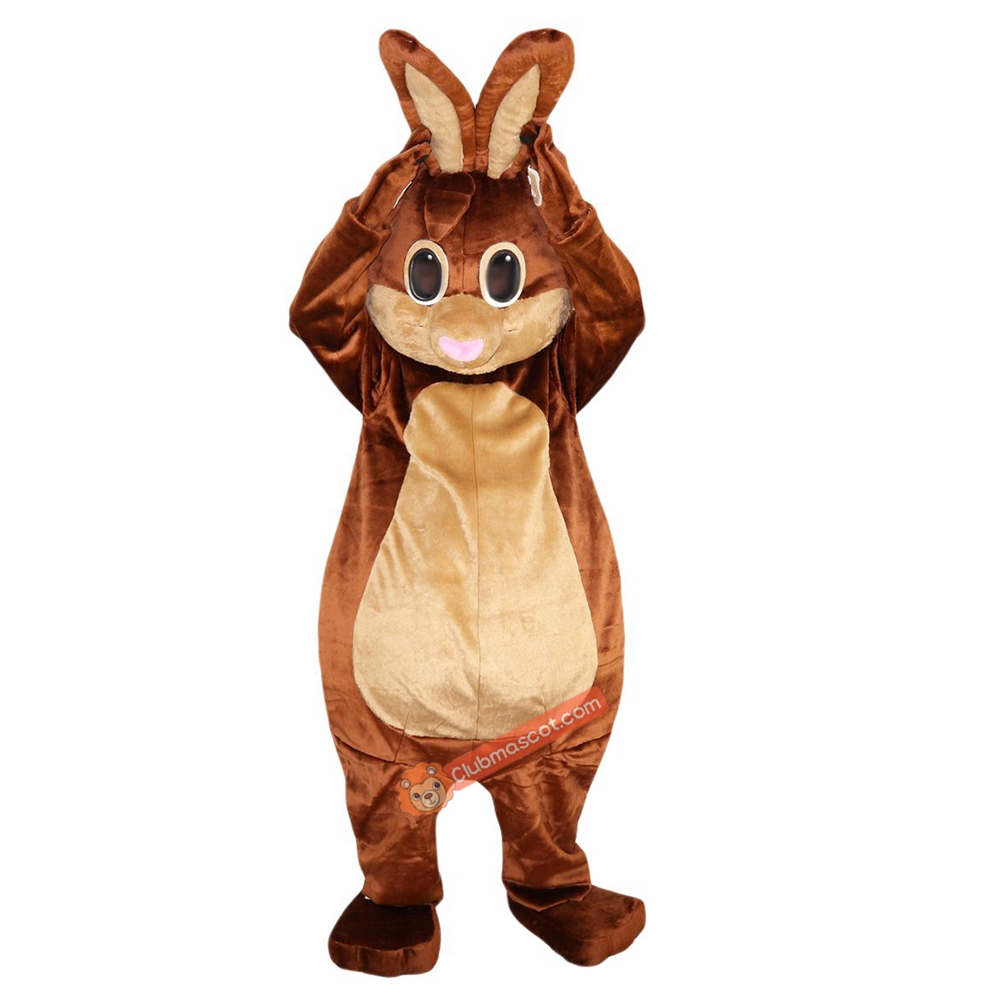 Brown Rabbit Costume Bunny Mascot Costume, Brown Rabbit Costume Bunny Costume