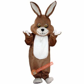 Brown Rabbit Lightweight Mascot Costume, Brown Rabbit Costume