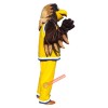 Brown Sport Eagle Cartoon Mascot Costume, Brown Sport Eagle Cartoon Costume