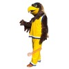 Brown Sport Eagle Cartoon Mascot Costume, Brown Sport Eagle Cartoon Costume