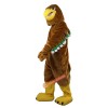 Brown Sports Eagle Cartoon Mascot Costume, Brown Sports Eagle Cartoon Costume