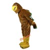 Brown Sports Eagle Cartoon Mascot Costume, Brown Sports Eagle Cartoon Costume