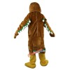 Brown Sports Eagle Cartoon Mascot Costume, Brown Sports Eagle Cartoon Costume