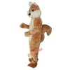 Brown Squirrel Cartoon Mascot Costume, Brown Squirrel Cartoon Costume