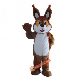 Brown Squirrel Custom Mascot Costume, Brown Squirrel Custom Costume