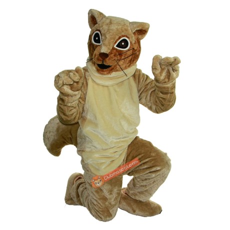 Brown Squirrel Mascot Costume, Brown Squirrel Costume