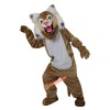 Brown Wildcat Stray Cat Hare Racoon Cartoon Mascot Costume, Brown Wildcat Stray Cat Hare Racoon Cartoon Costume