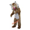 Brown Wildcat Stray Cat Hare Racoon Cartoon Mascot Costume, Brown Wildcat Stray Cat Hare Racoon Cartoon Costume