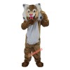 Brown Wildcat Stray Cat Hare Racoon Cartoon Mascot Costume, Brown Wildcat Stray Cat Hare Racoon Cartoon Costume