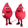 Buddy the Blood Drop Mascot Costume, Buddy the Blood Drop Costume