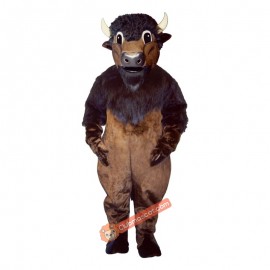 Buffy Buffalo Mascot Costume, Buffy Buffalo Costume