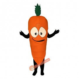 Bug Eyed Carrot (Bodysuit not included) Mascot Costume, Bug Eyed Carrot (Bodysuit not included) Costume