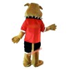 Bulldog Mascot Cartoon Mascot Costume, Bulldog Mascot Cartoon Costume