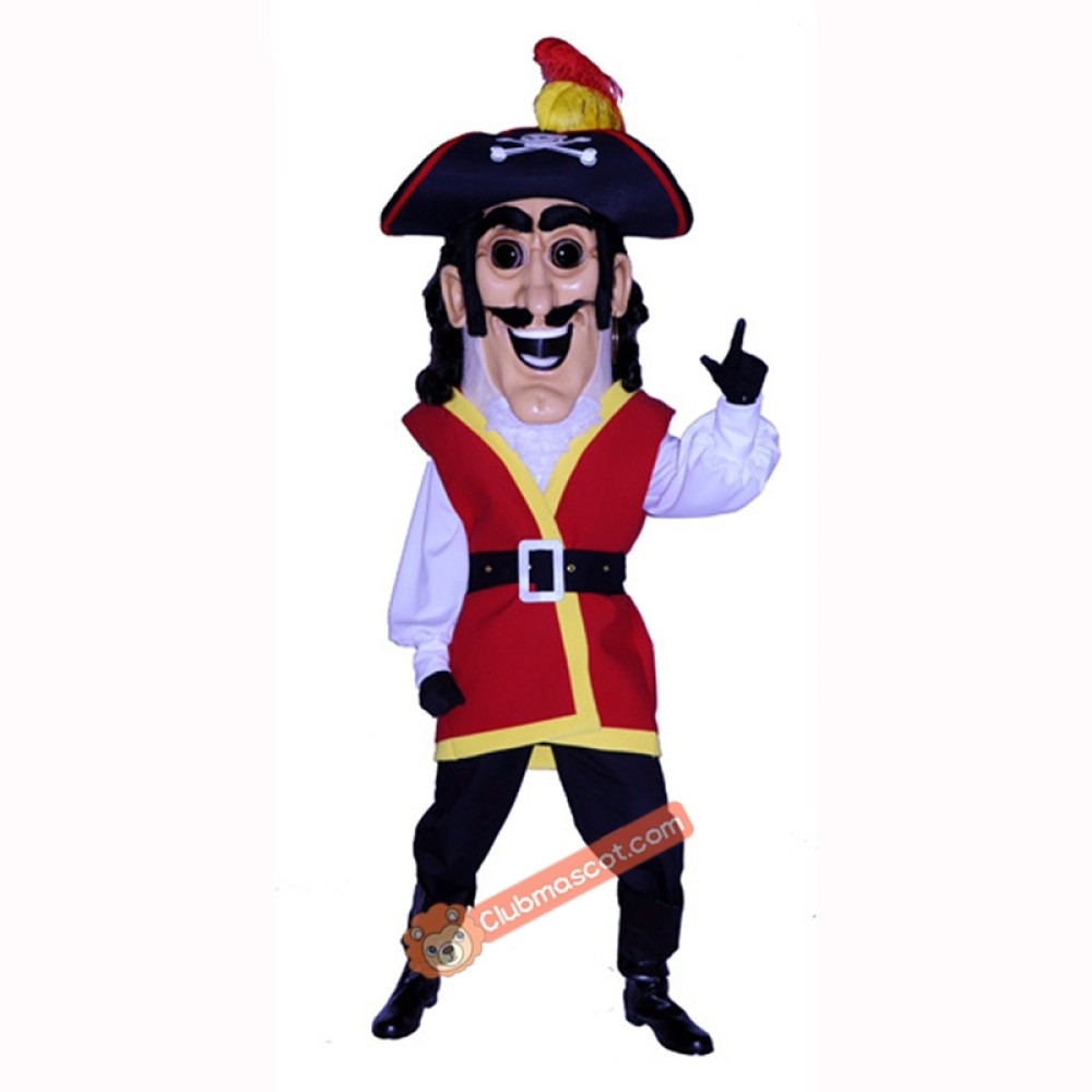 Captain Plunder Mascot Costume, Captain Plunder Costume