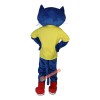 Cartoon Blue Cat Mascot Costume, Cartoon Blue Cat Costume