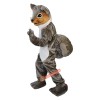 Cartoon Grey Squirrel Mascot Costume, Cartoon Grey Squirrel Costume