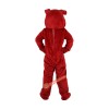 Cartoon Red Bulldog Fierce Vicious Dog Mascot Costume, Cartoon Red Bulldog Fierce Vicious Dog Costume