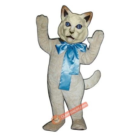 Cat Bow Mascot Costume, Cat Bow Costume