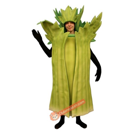 Celery Suit Mascot Costume, Celery Suit Costume