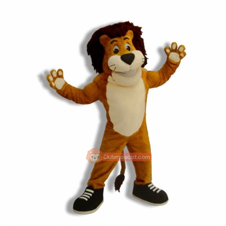 College Happy Lion Mascot Costume