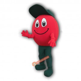 Charming Tomato Mascot Costume, Charming Tomato Costume