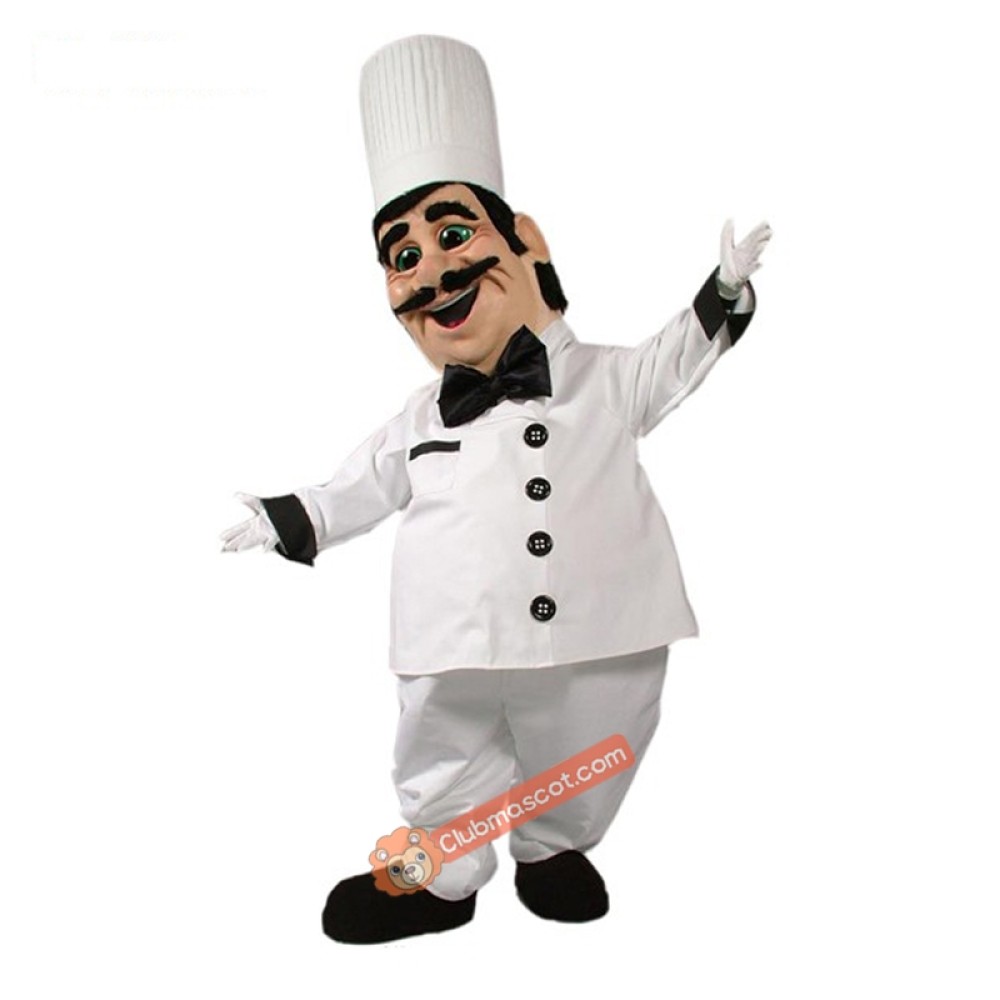 Chef Pierre Mascot Costume, Chef Pierre Costume