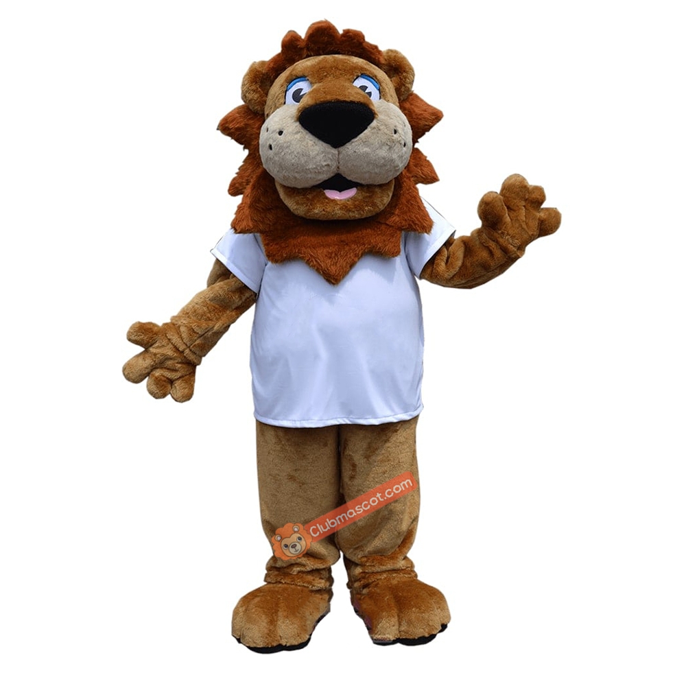 Childrens Wish Lion Mascot Costume, Childrens Wish Lion Costume