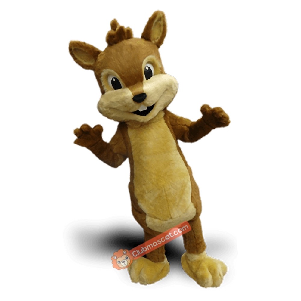 Chipmunk Character Mascot Costume, Chipmunk Character Costume