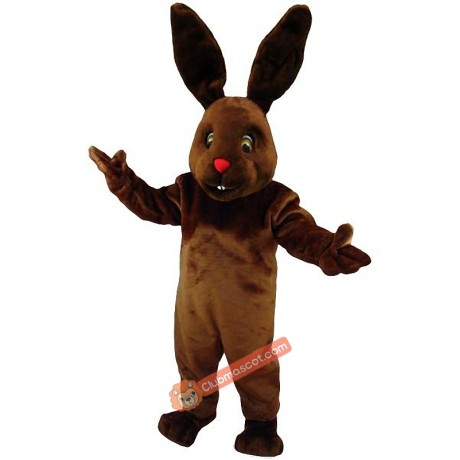 Chocolate Bunny Lightweight Mascot Costume, Chocolate Bunny Costume