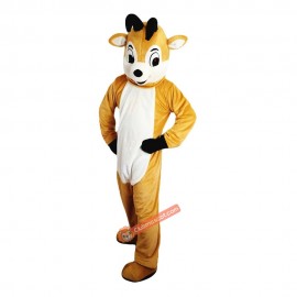 Christmas Elk Cartoon Mascot Costume, Christmas Elk Cartoon Costume