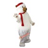 Christmas Polar Bear Mascot Costume, Christmas Polar Bear Costume