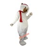 Christmas Polar Bear Mascot Costume, Christmas Polar Bear Costume